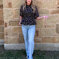 Fancy Midnight Floral Blouse