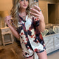 Cow Print Pajama Set