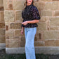 Fancy Midnight Floral Blouse
