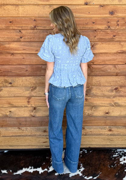 The Libby Blouse *Blue