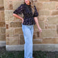 Fancy Midnight Floral Blouse