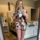 Cow Print Pajama Set