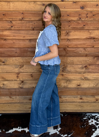 The Libby Blouse *Blue