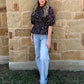 Fancy Midnight Floral Blouse