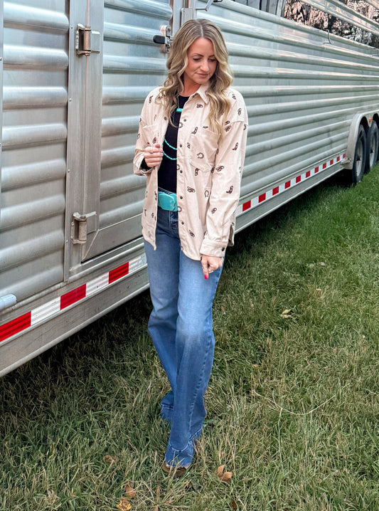 Corduroy Cowgirl Shacket