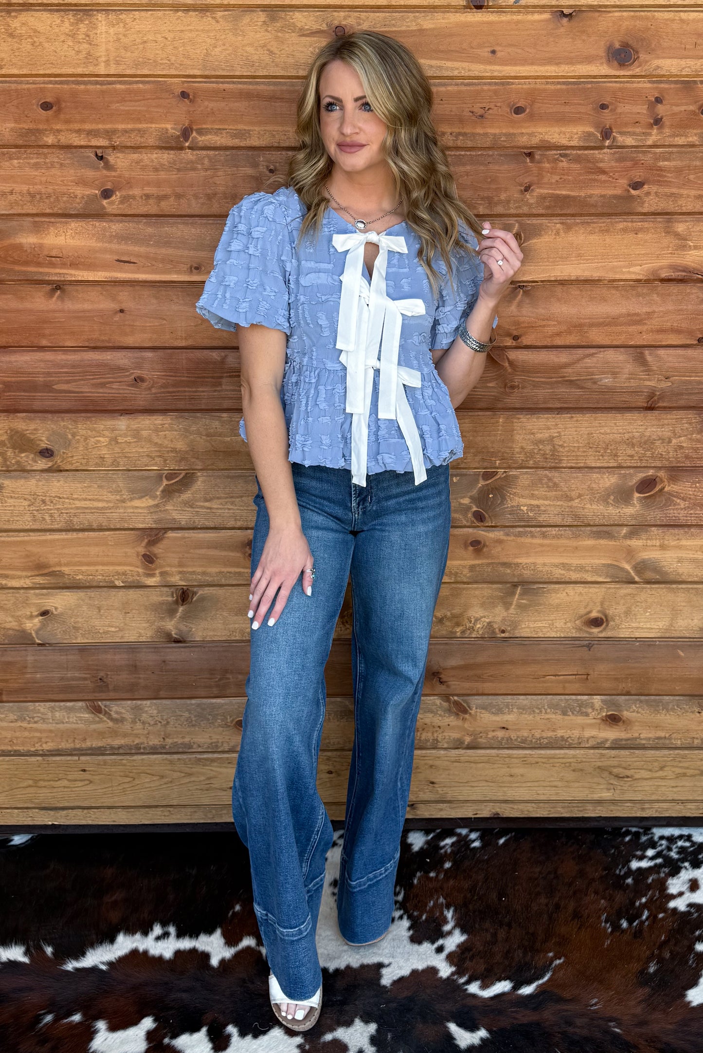 The Libby Blouse *Blue