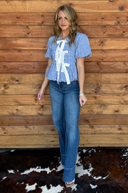 The Libby Blouse *Blue