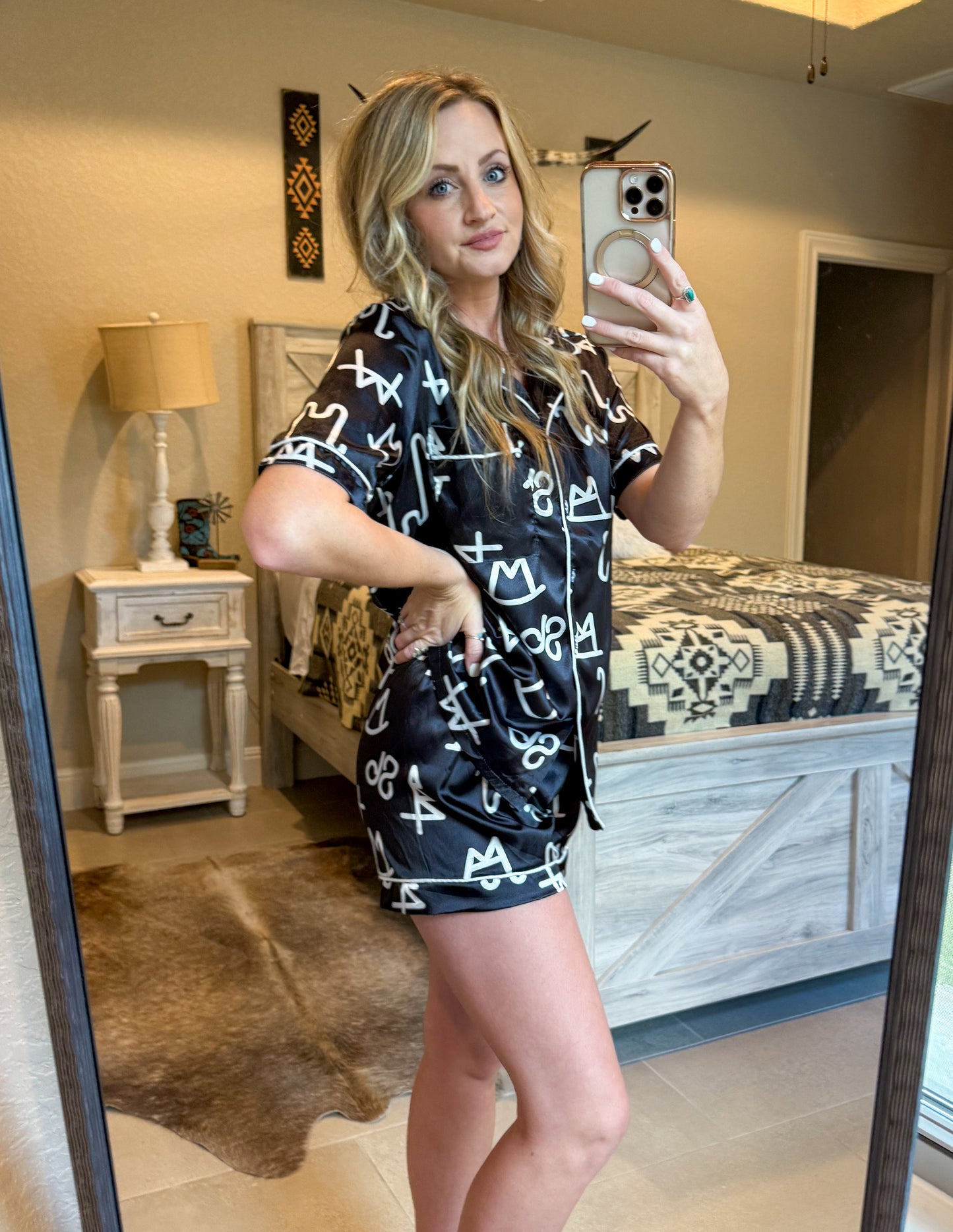 Branded Pajama Set
