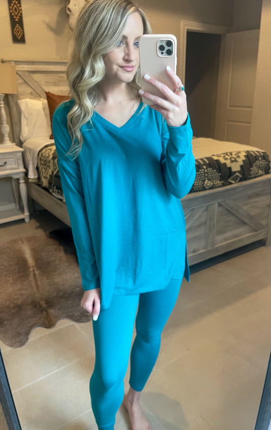 Get Comfy Lounge Set *Light Teal