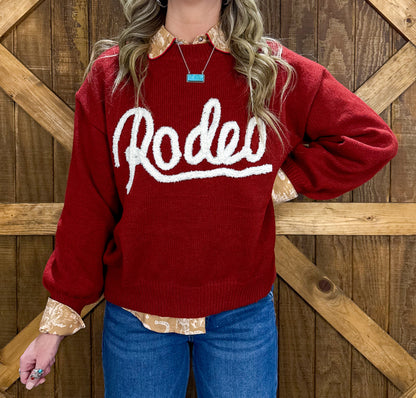 Red Rodeo Sweater