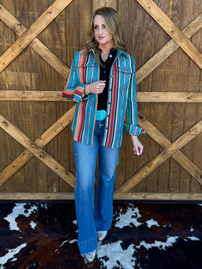 Serape Valley Button-Up