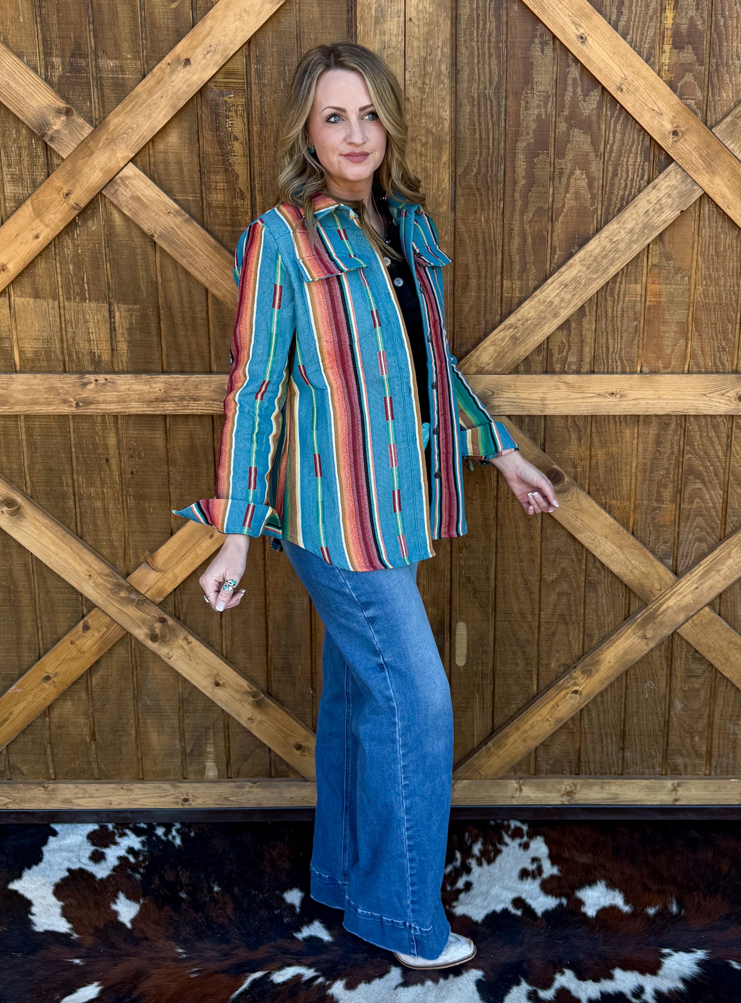 Serape Valley Button-Up