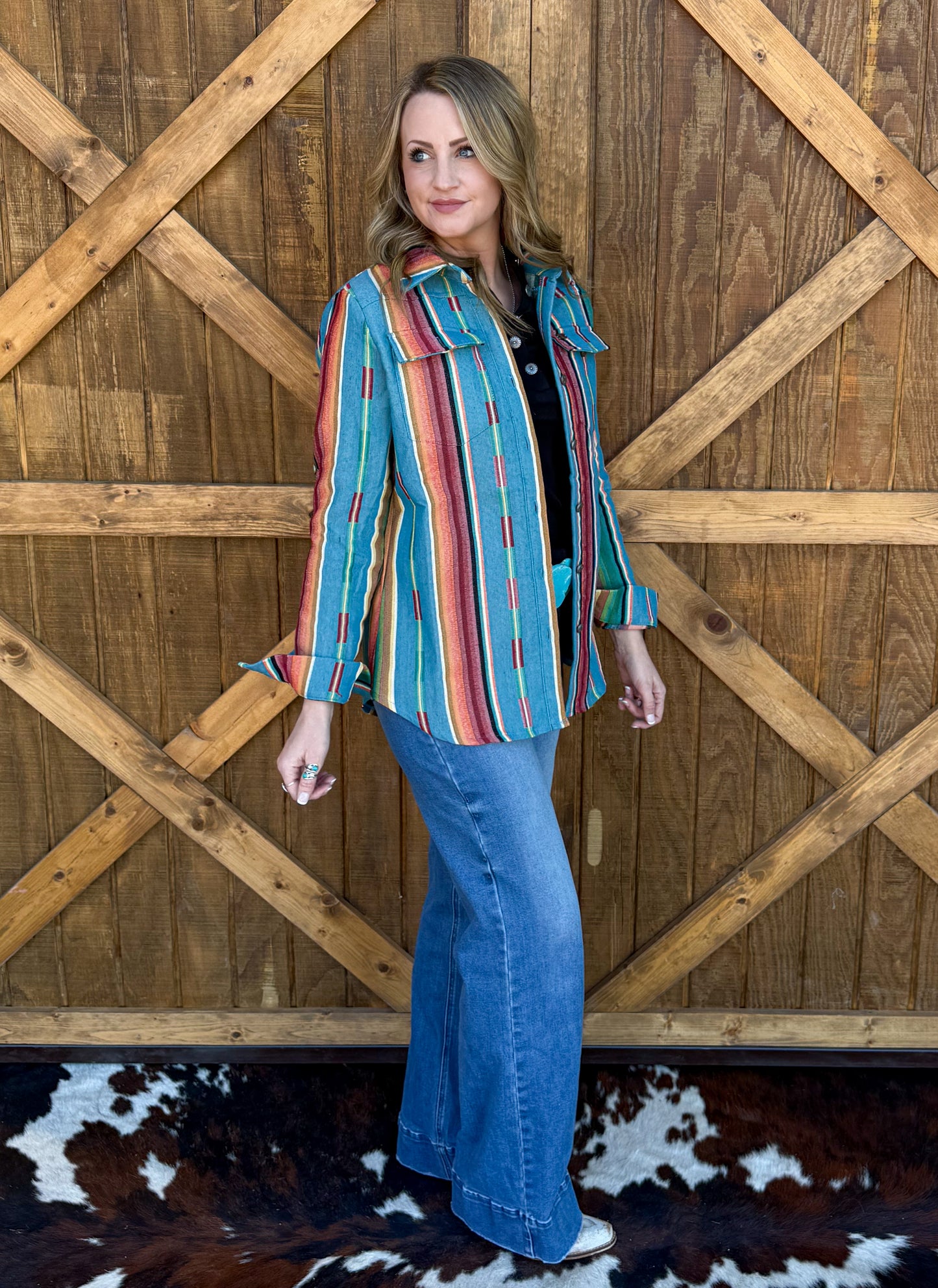 Serape Valley Button-Up