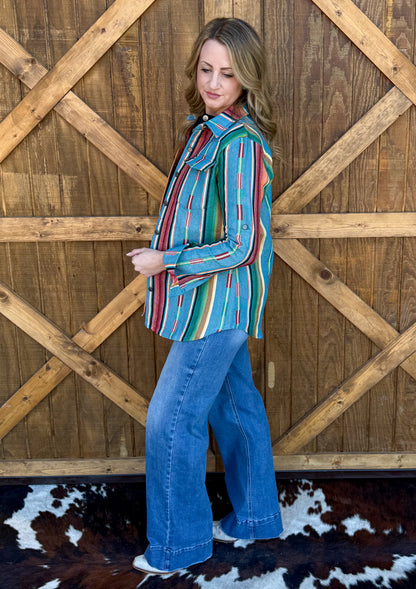 Serape Valley Button-Up
