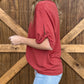 Casual Rust Top