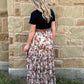 Cowboy Mesh Ruffle Skirt