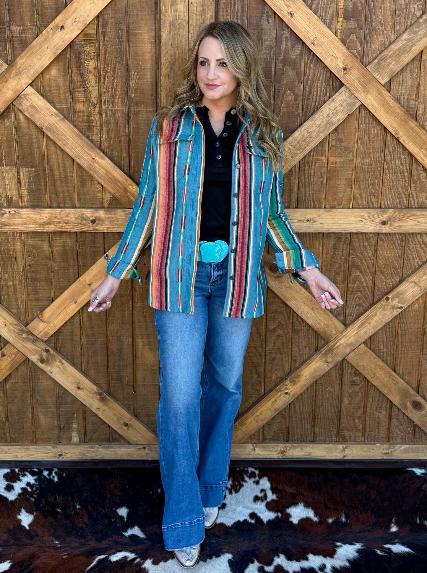 Serape Valley Button-Up