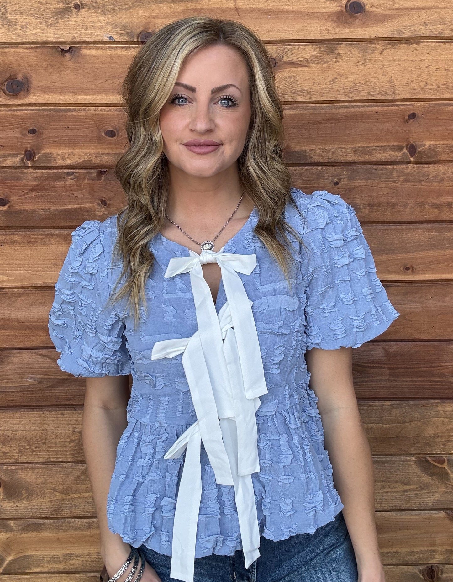 The Libby Blouse *Blue