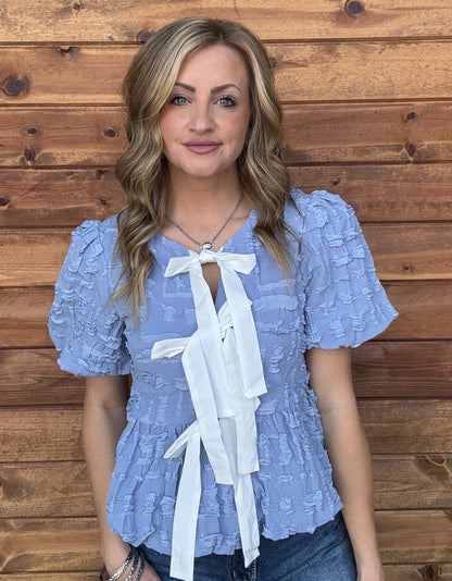 The Libby Blouse *Blue