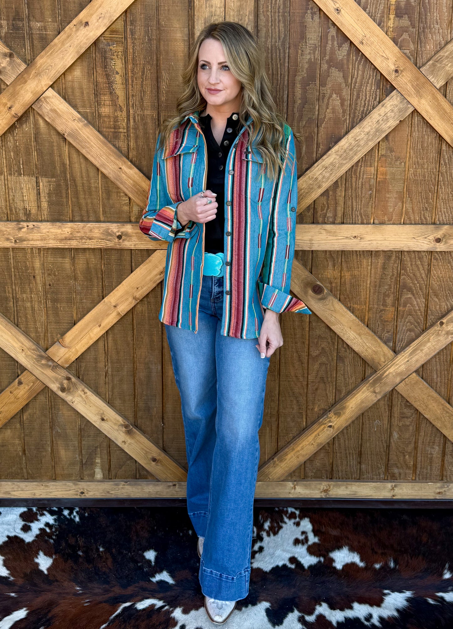 Serape Valley Button-Up