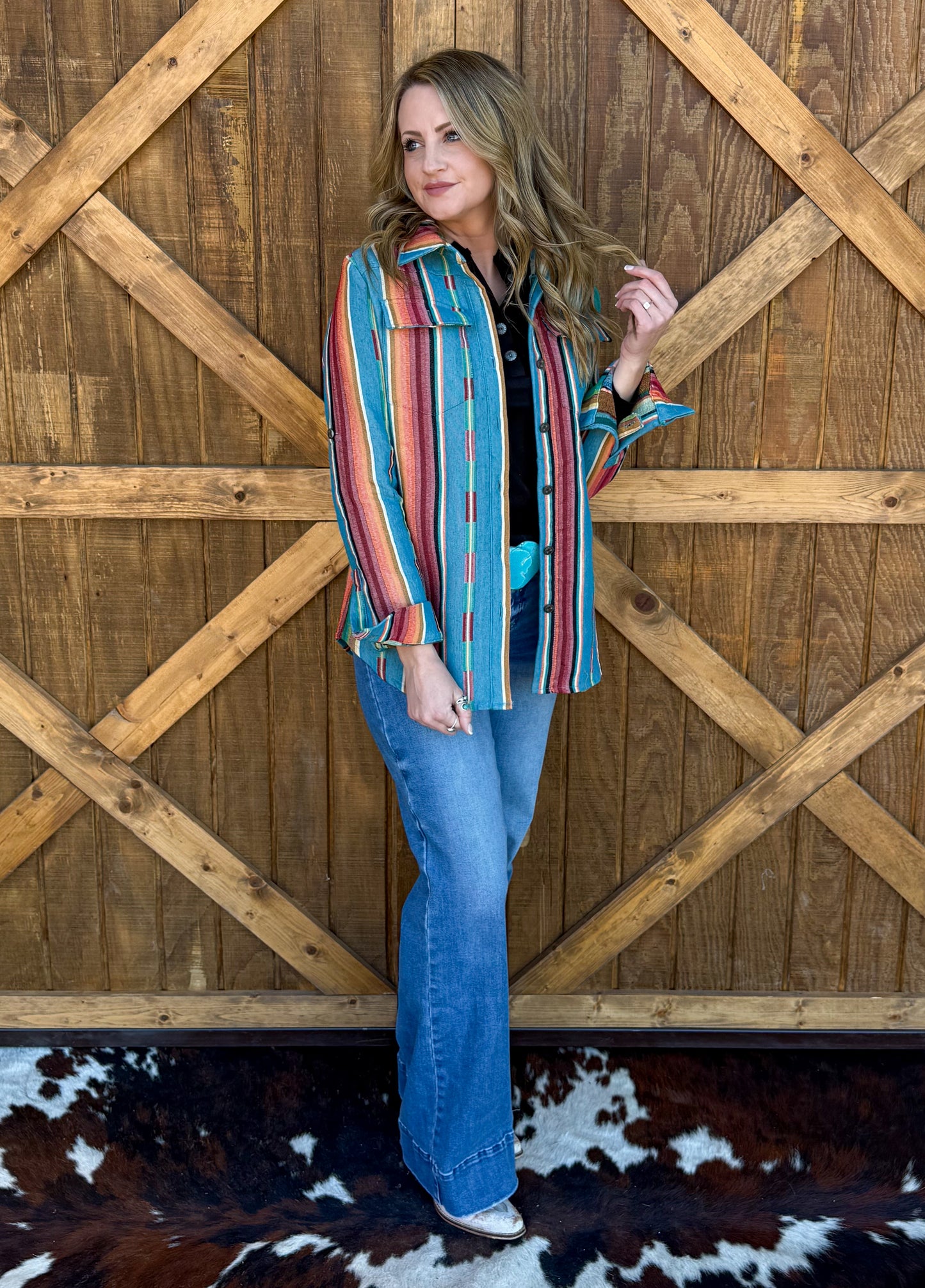 Serape Valley Button-Up