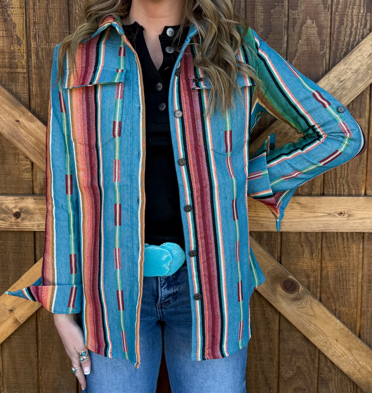 Serape Valley Button-Up