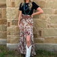 Cowboy Mesh Ruffle Skirt