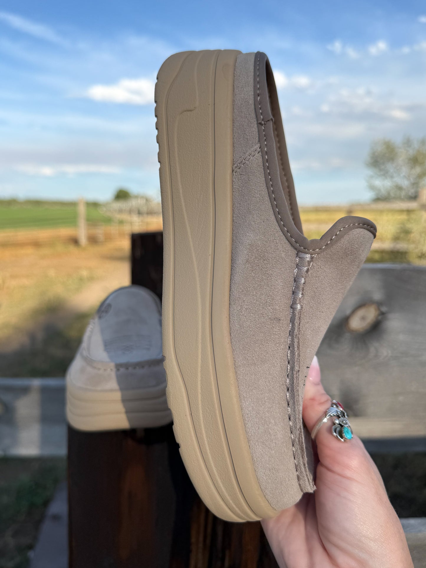 The Cowgirl Mule Slip-Ons *Tan