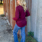 Back to Basics Top *Burgundy