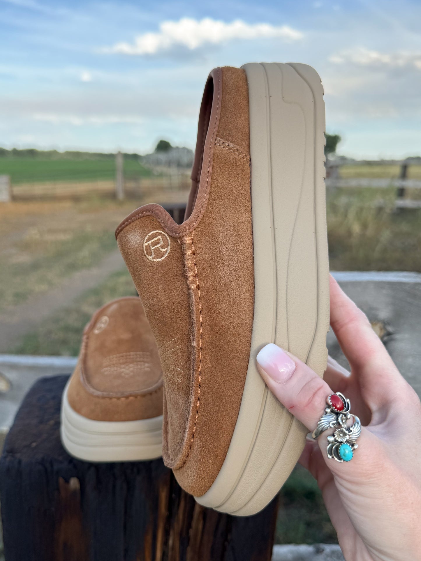 The Cowgirl Mule Slip-Ons *Brown
