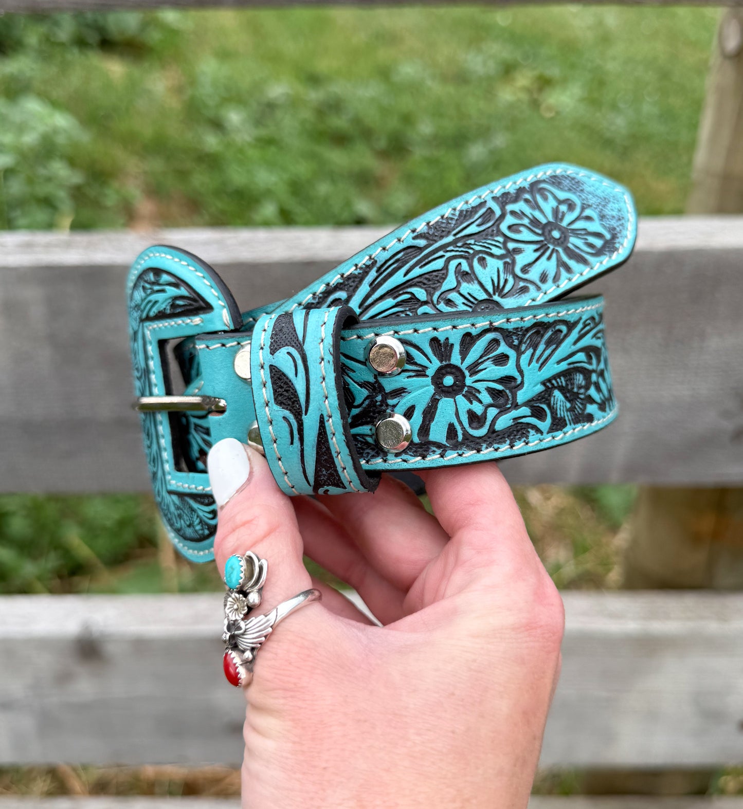 Western Skies Belt *Turquoise