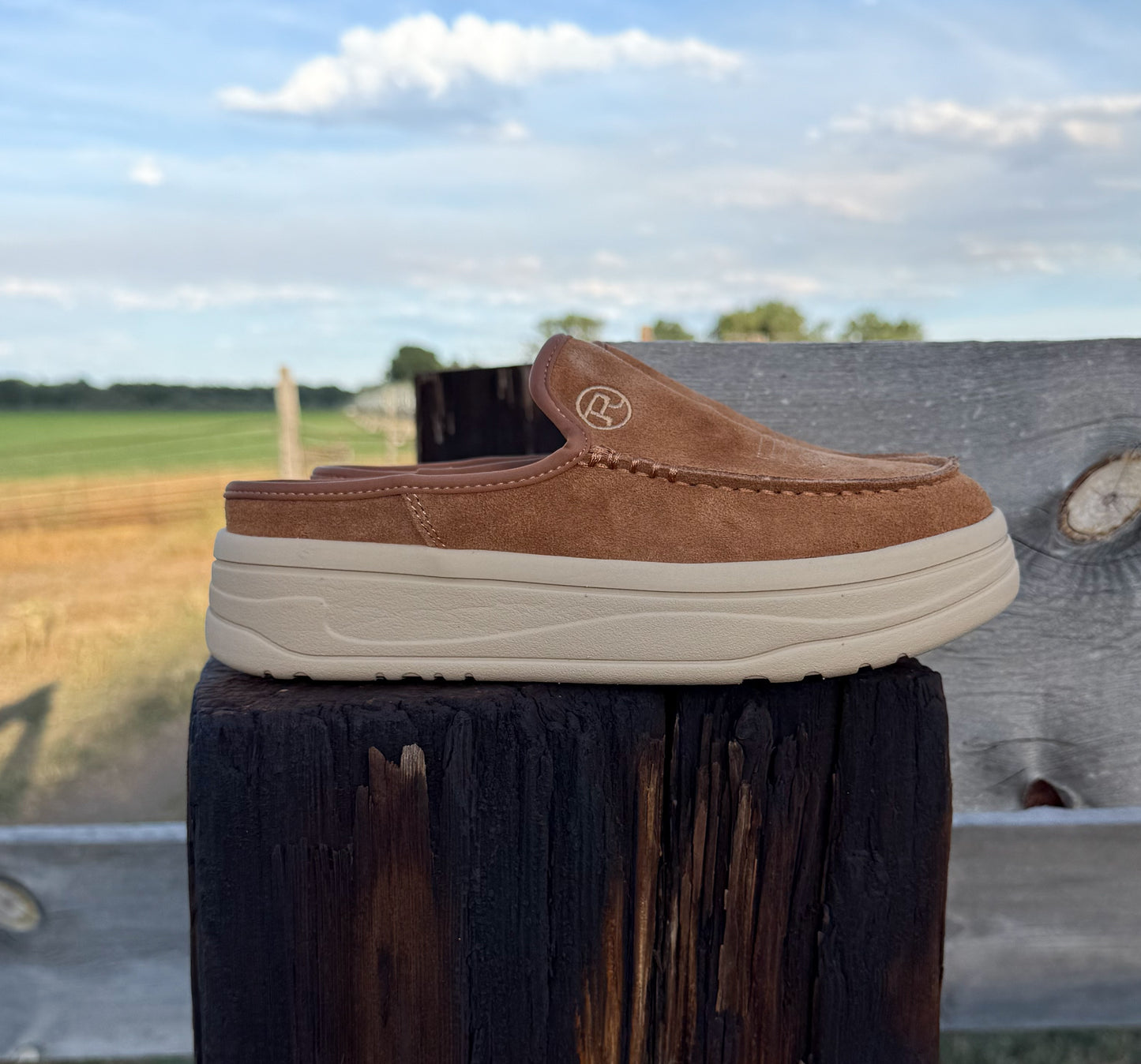 The Cowgirl Mule Slip-Ons *Brown