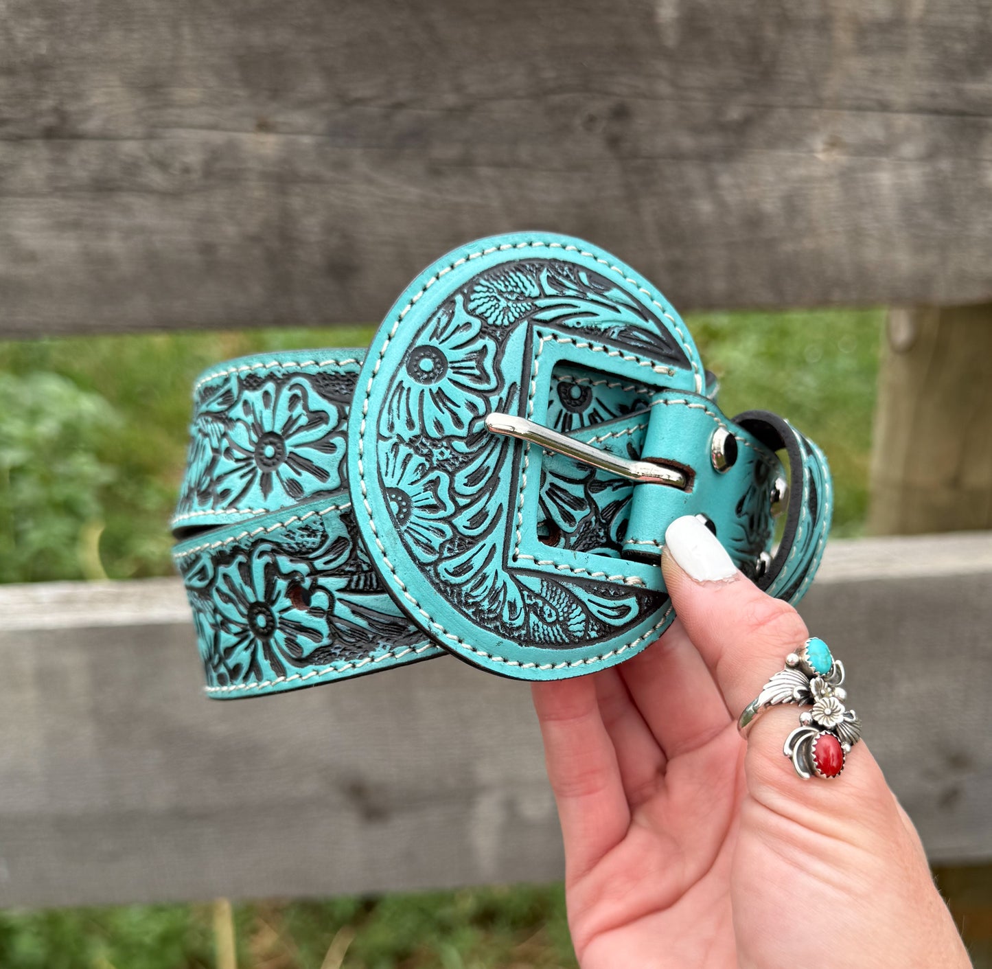 Western Skies Belt *Turquoise