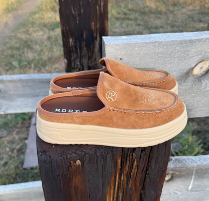 The Cowgirl Mule Slip-Ons *Brown