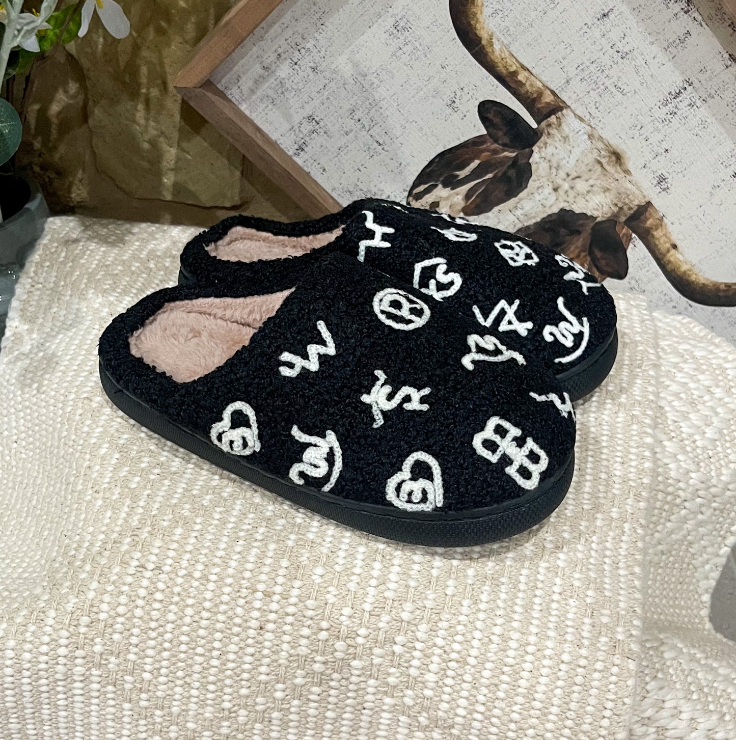 The Branded Slippers *Black