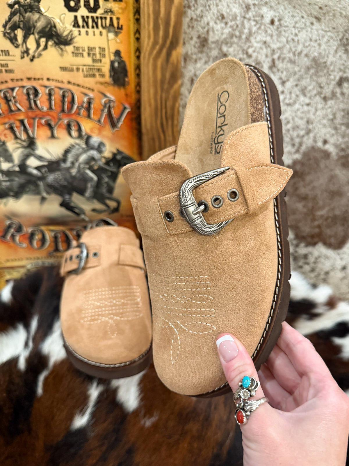 The Ranch Hand Slip-Ons *Camel