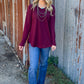 Back to Basics Top *Burgundy