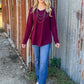 Back to Basics Top *Burgundy