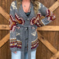 Aztec Mountain Belted Cardigan