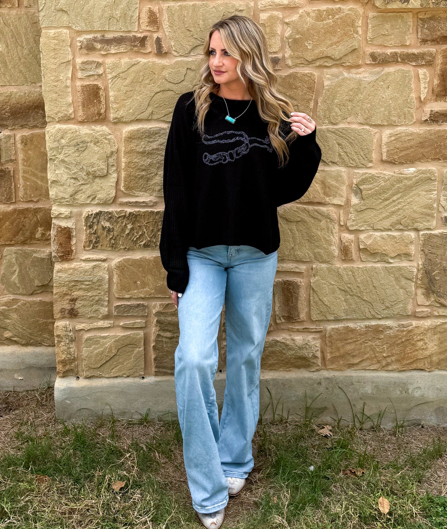 Knit ‘Em Cowboy Sweater