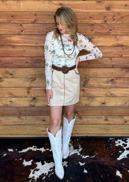 Range Cowboy Mesh Top