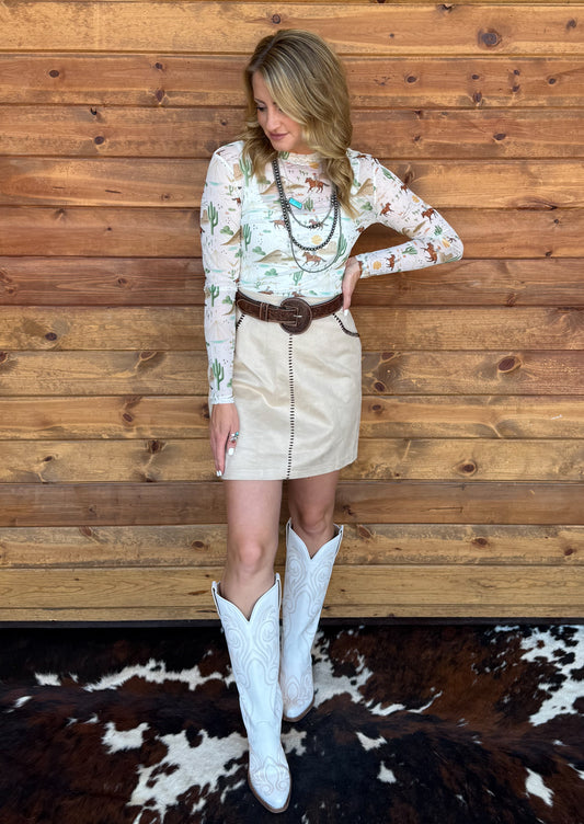 Range Cowboy Mesh Top