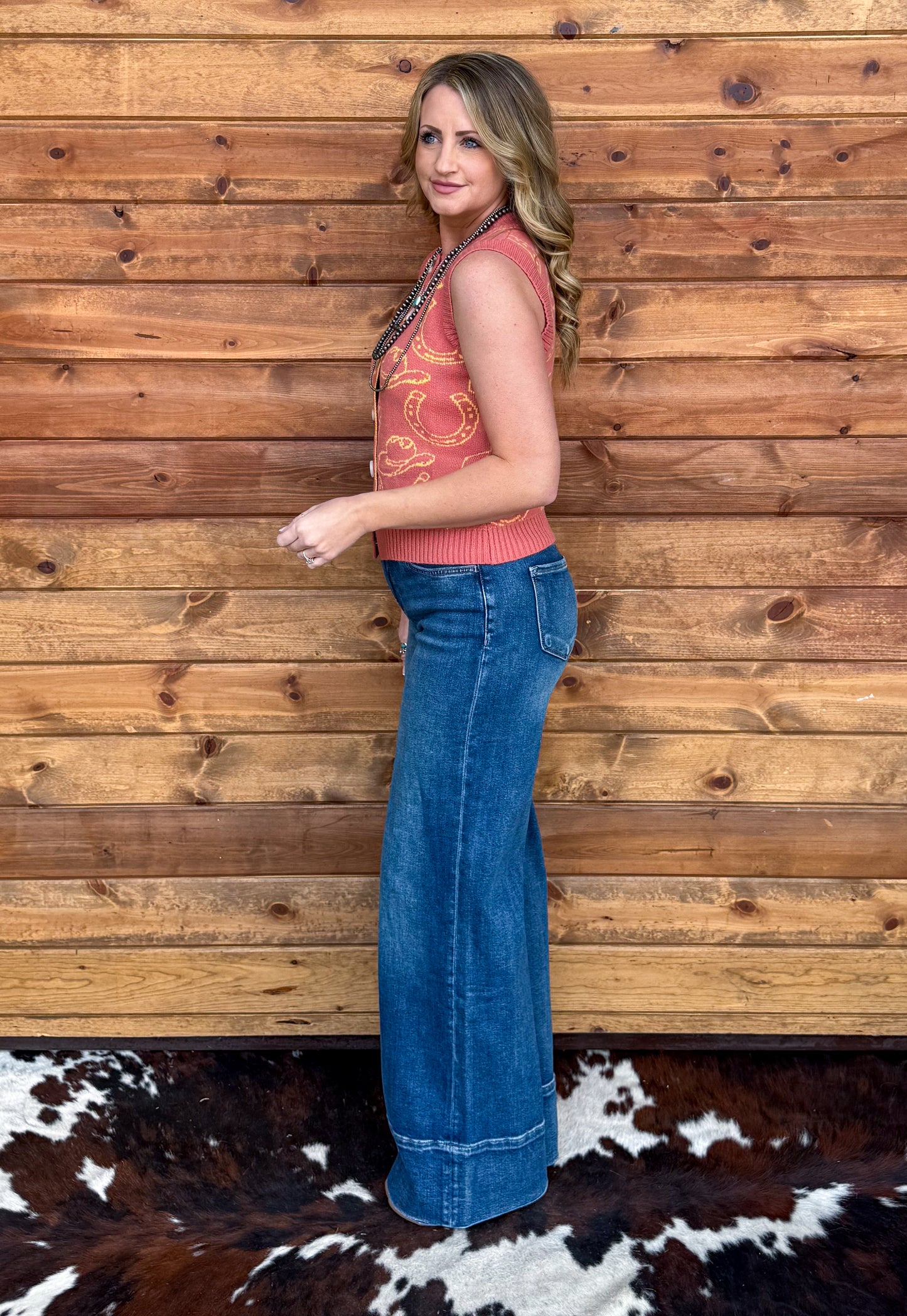 Hats & Horseshoes Sweater Vest