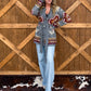 Aztec Mountain Belted Cardigan