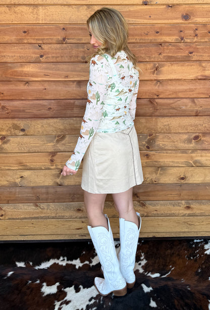 Range Cowboy Mesh Top