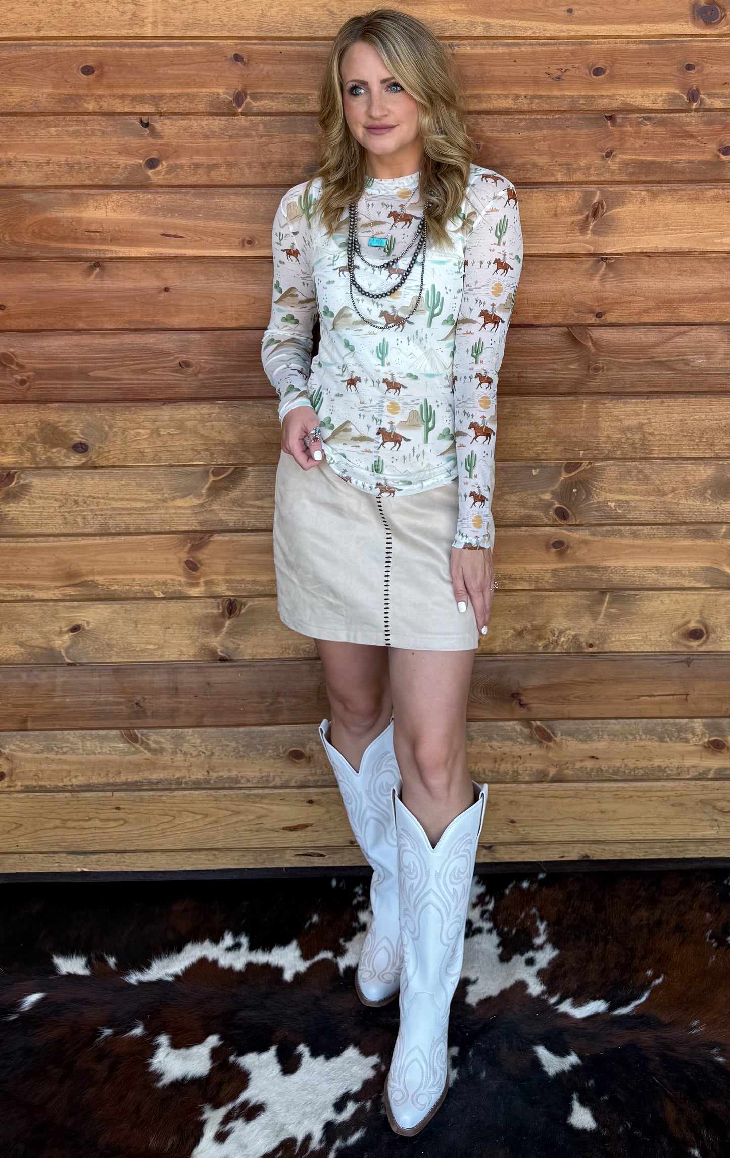 Range Cowboy Mesh Top