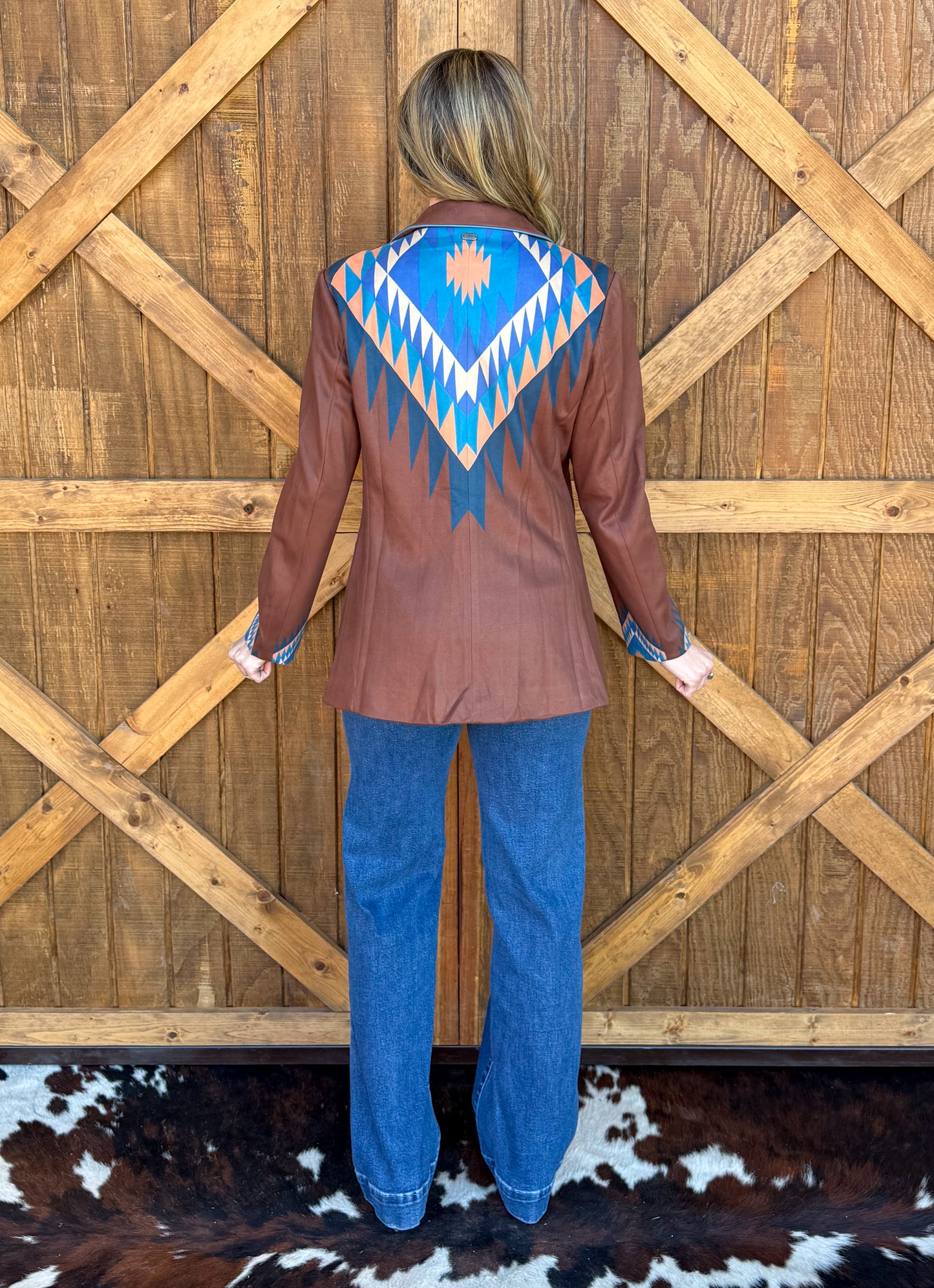 The Stock Show Blazer *Brown