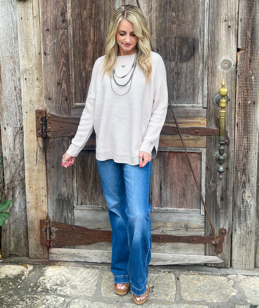 Texana Concho Sweater *Birch