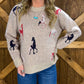 Winter Horses Sweater