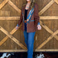 The Stock Show Blazer *Brown